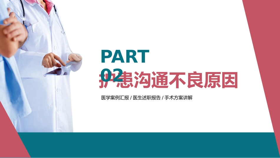 简约护患沟通技巧培训PPT医患沟通培训_第8页