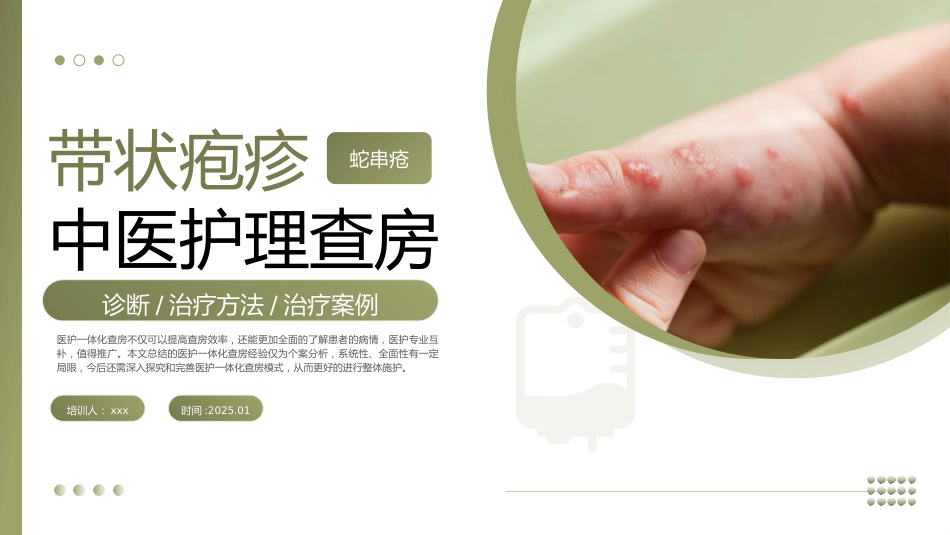 带状疱疹（蛇串疮）中医护理查房2_第1页