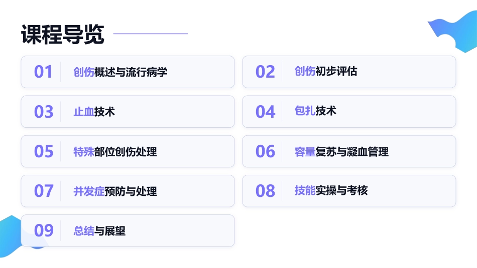 创伤初步评估与包扎止血 — 院前急救核心技能培训(2)_第2页
