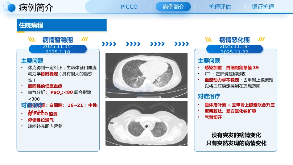 一例感染性休克使用PICCO监测血流动力学患者的循证护理查房_第8页