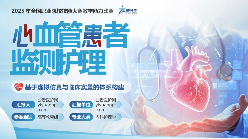 心血管患者监测护理-教学能力大赛_第1页