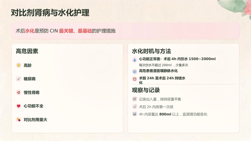 守护“心”健康——冠心病PCI术后护理要点与实践_第13页