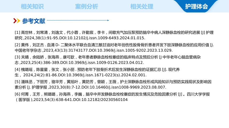 一例下肢深静脉血栓患者的个案护理_第15页