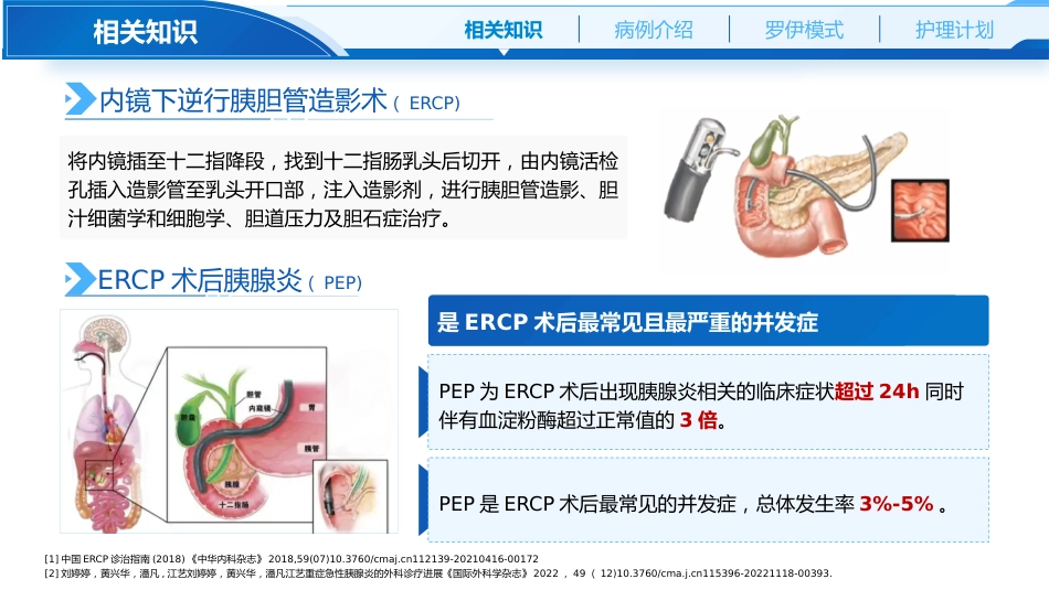 基于罗伊模式的ERCP术后重症胰腺炎肠瘘及坏死感染护理_第3页