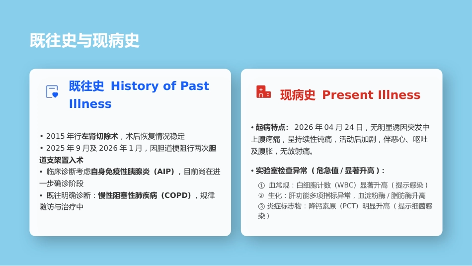 急性胆管炎患者护理个案汇报_第5页