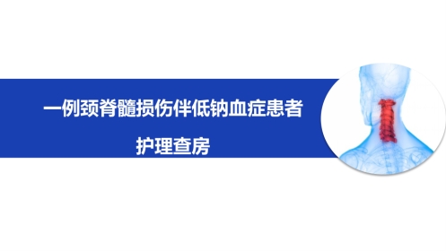 一例颈脊髓损伤伴低钠血症患者护理查房PPT模板