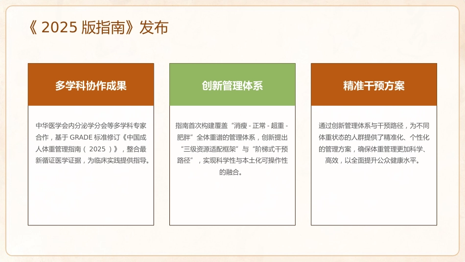 中国成人体重管理指南(2025)解读PPT课件_第7页