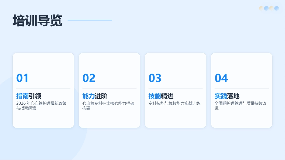 心血管专科护士培训：2026最新指南与核心能力提升_第2页