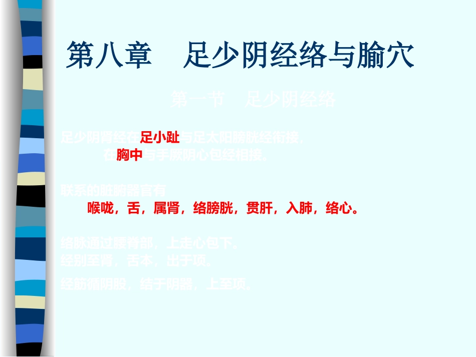 人体经络穴位图谱8肾经_第1页