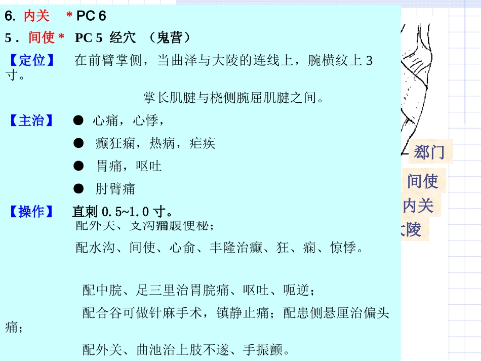 人体经络穴位图谱9心包经_第7页