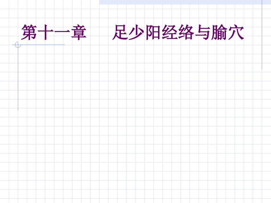 人体经络穴位图谱11胆经_第1页