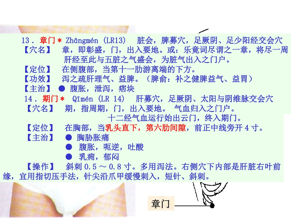 人体经络穴位图谱12肝经_第12页