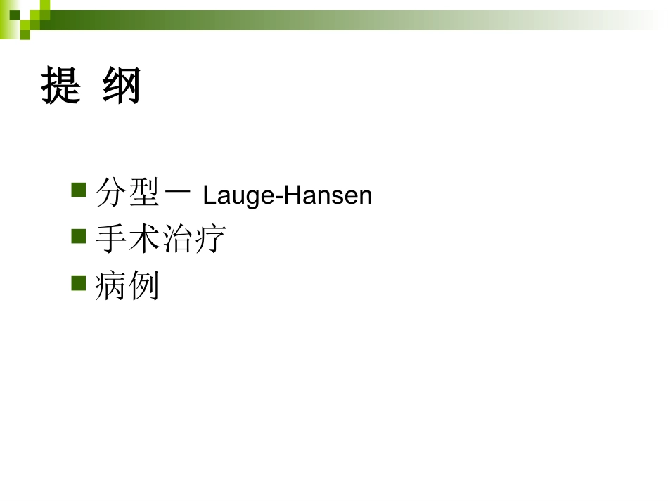 踝关节骨折的分类 和手术治疗_第2页