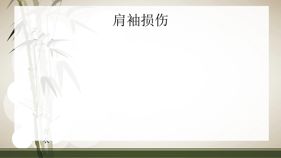 肩袖损伤术 后的康复_第3页