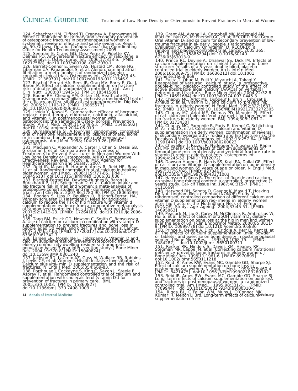 临床实践指南：治疗低骨密度或骨质疏松症预防骨折_第15页