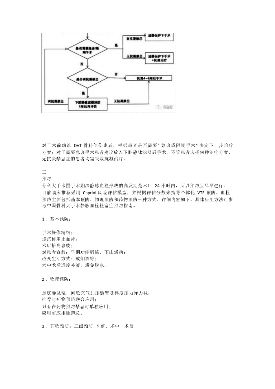 骨科患者静脉血 栓的筛查与预防策略_第7页