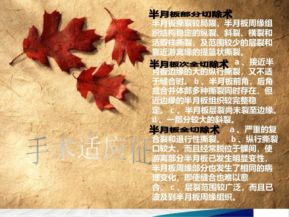 膝关节解 剖及关节镜手术_第12页