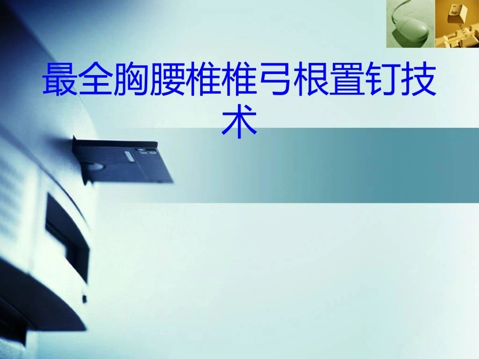 全胸腰椎椎弓根置钉技术_第1页