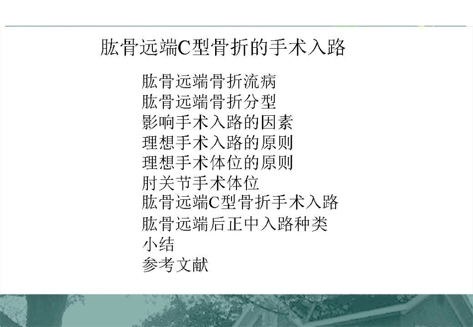 肱骨远端C型骨折的手术入路_第2页