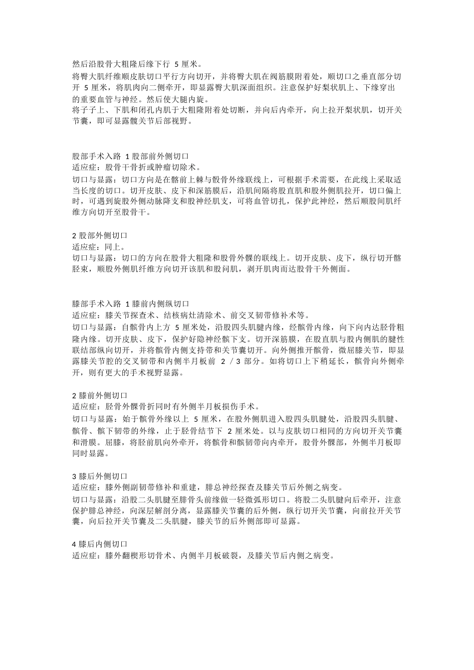 创伤骨科常见手 术入路总结_第3页