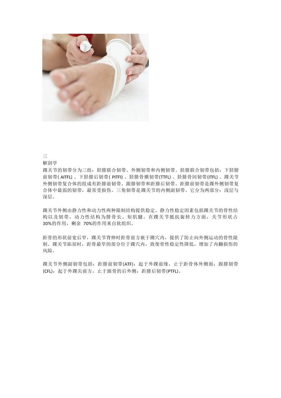 急性踝关节扭伤与慢性踝关节 不稳的治疗_第2页