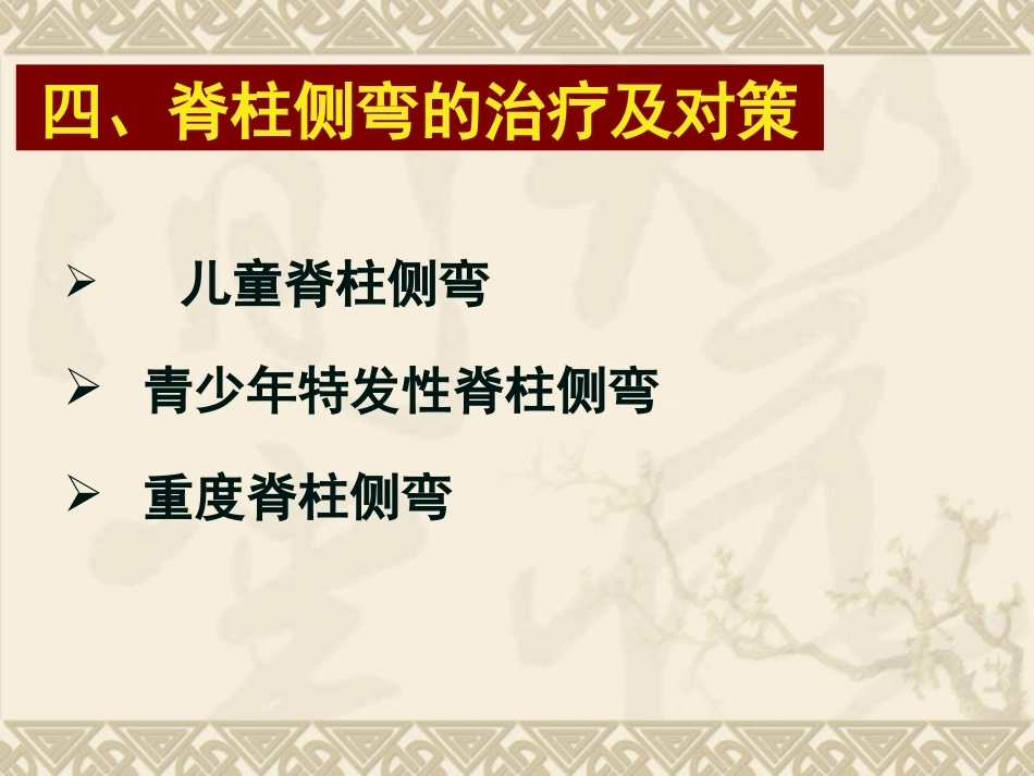 脊柱侧弯的治疗 与对策_第14页