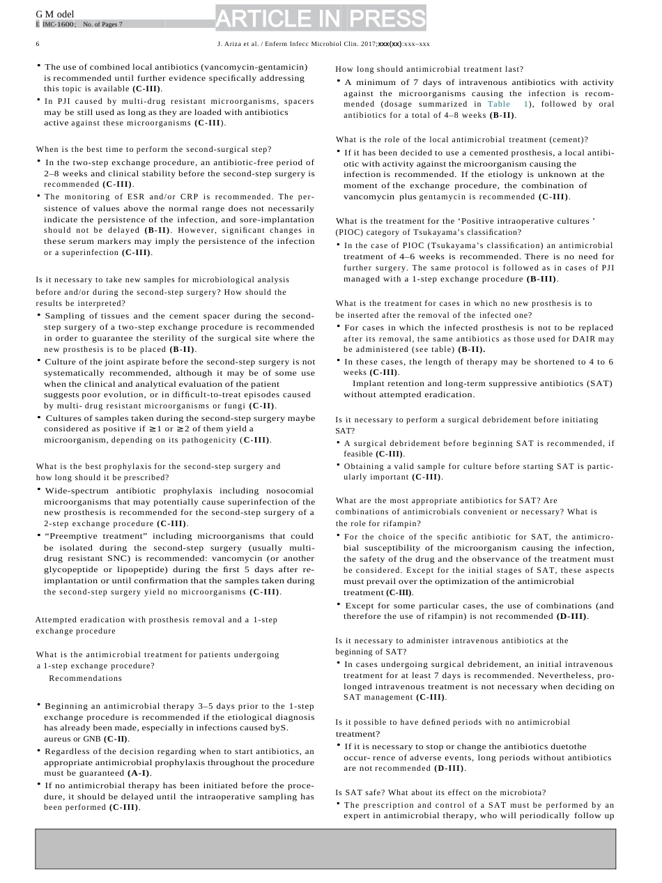 SEIMC临床实践指南人工关节感染的管理_第10页