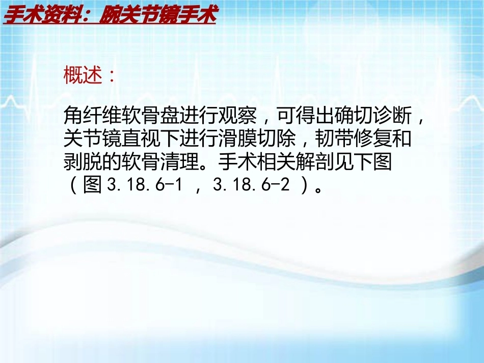 手术讲解：腕关节镜手术_第4页