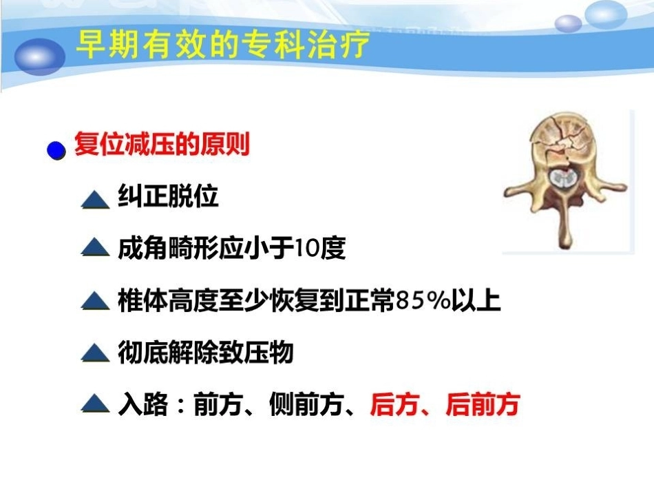 急性胸腰椎骨折的手 术 技巧_第8页