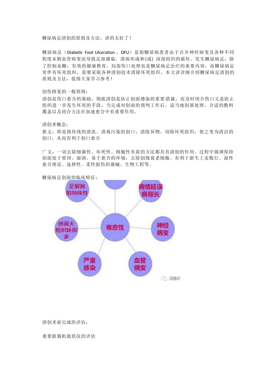 糖尿病足清创的 原则及方法_第1页