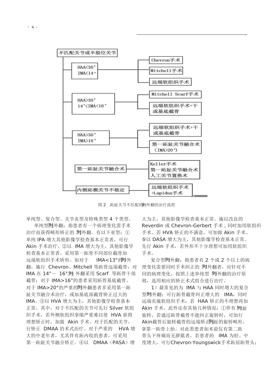 6.拇外翻诊疗专家共识《足踝外科电子杂志》_第4页