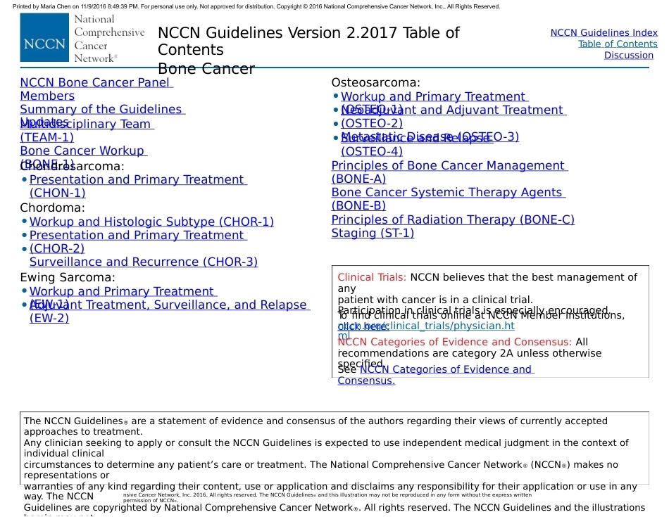 9.nccn临床实践指南：骨肿瘤_第3页