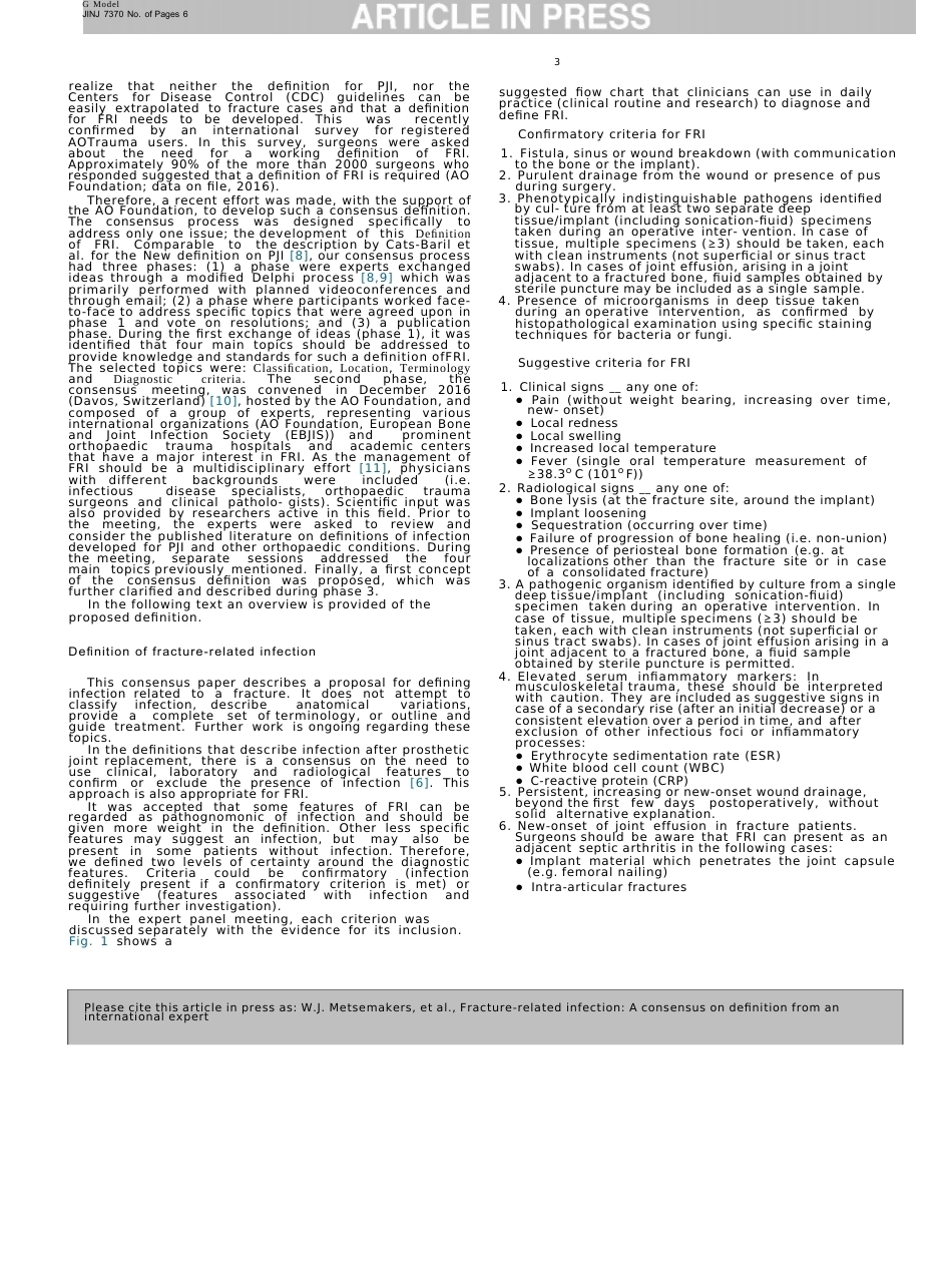 39.国际专家组共识：骨折相关感染的定义_第3页