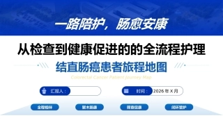 结直肠癌患者旅程地图
