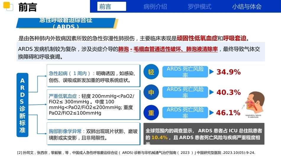 应用罗伊适应理论模式一例高处坠落多发伤合并重度ARDS的护理_第3页