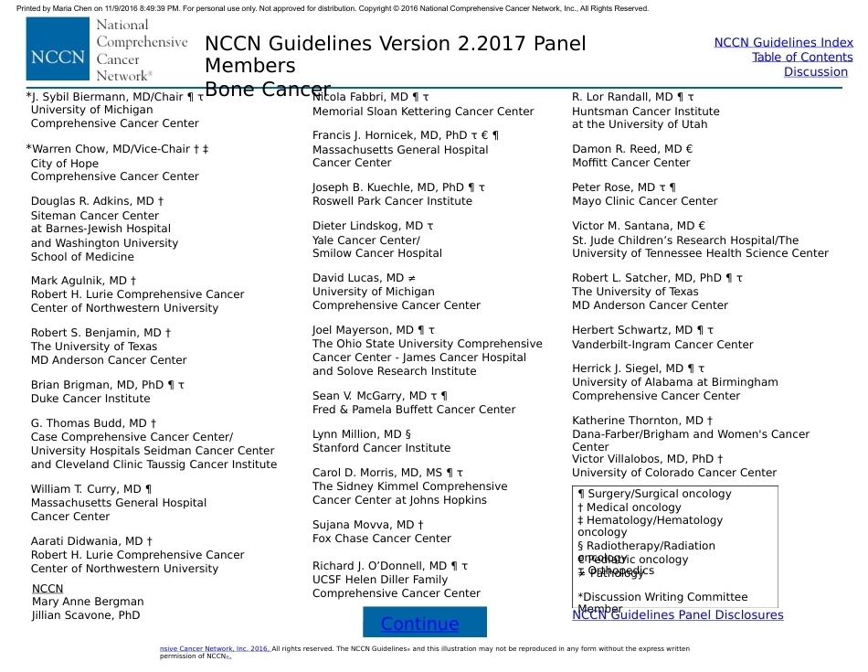 NCCN临床实践指南骨肿瘤_第2页