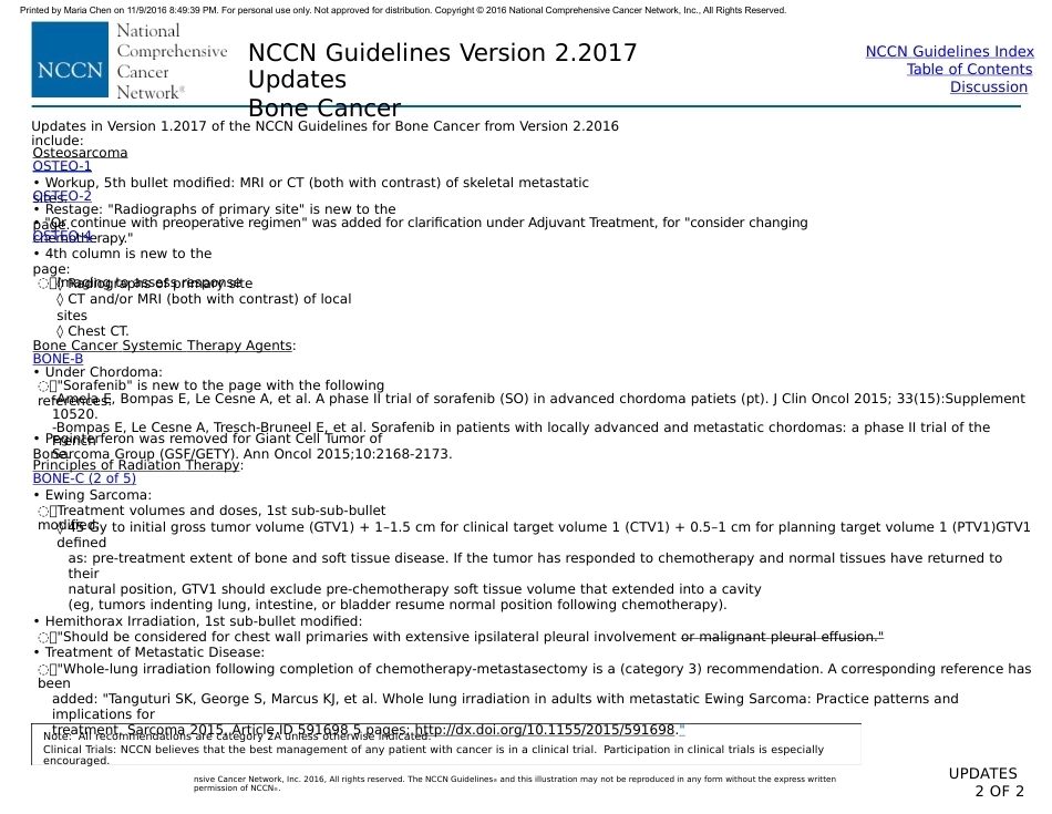 NCCN临床实践指南骨肿瘤_第5页
