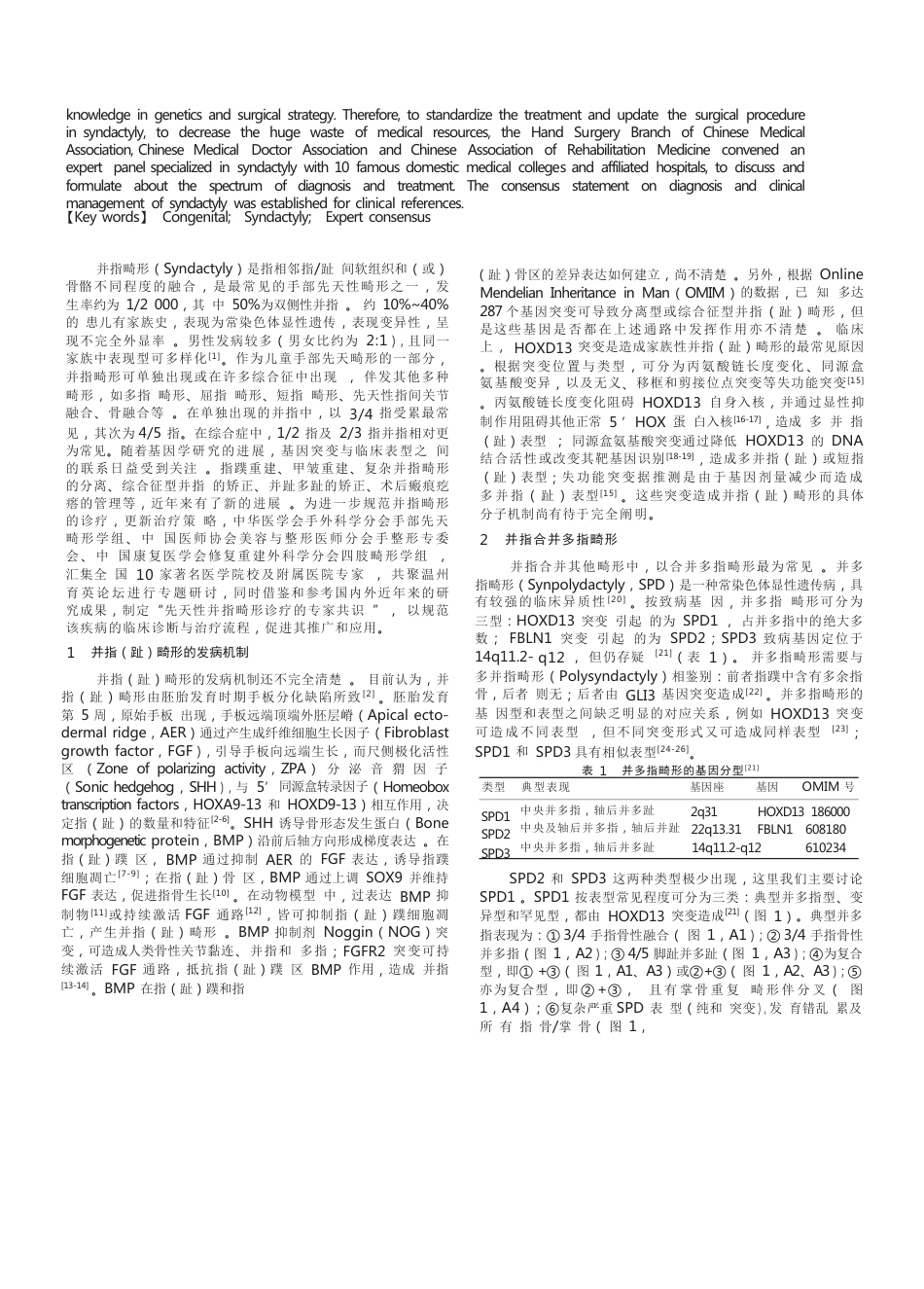 先天性并指畸形诊疗的专家共识(12)_第2页