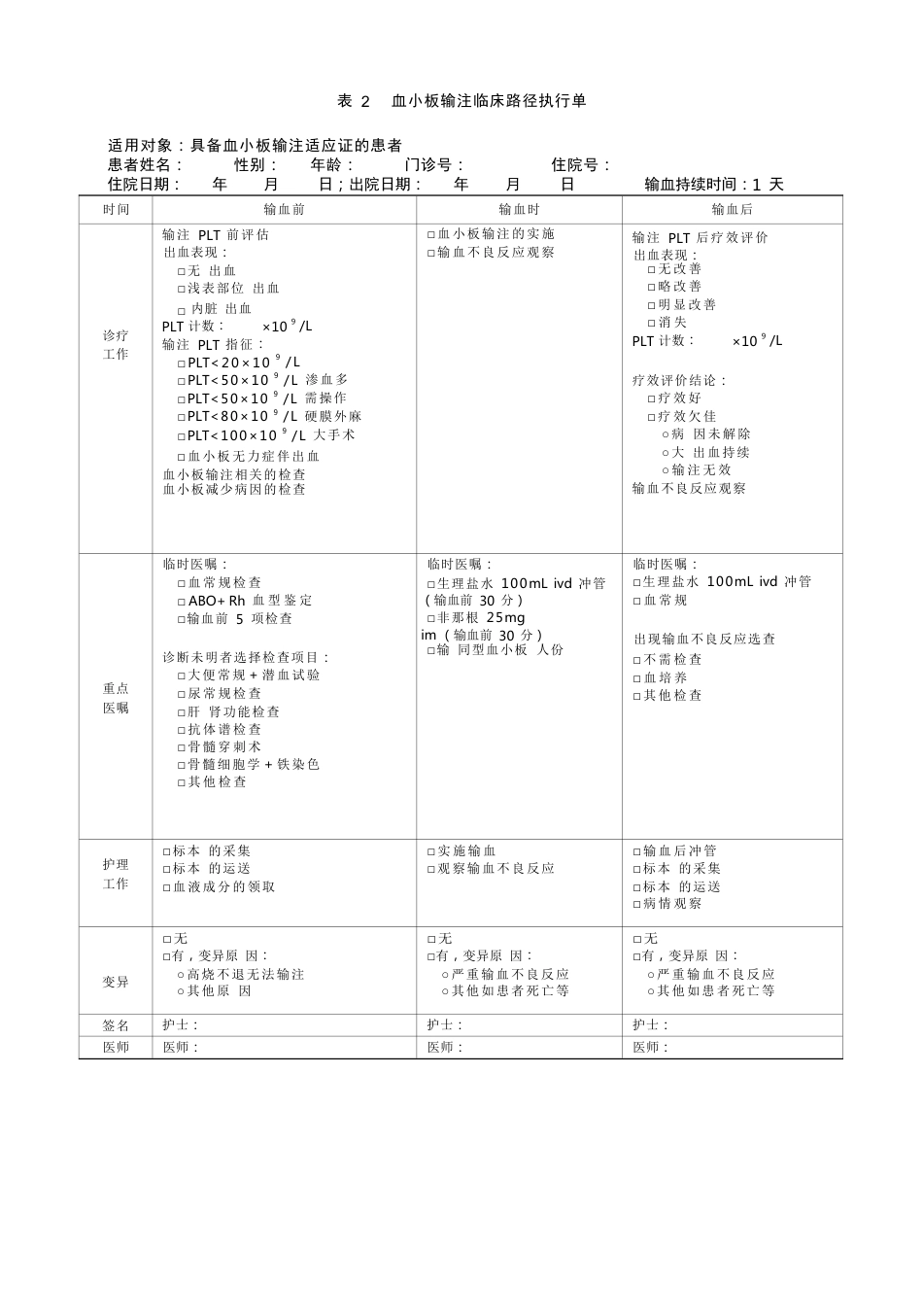 血液成分输注临床路径专家共识(14)_第4页