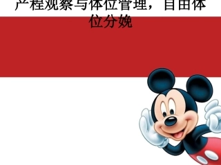 产程观察与体位管理自由体位分娩