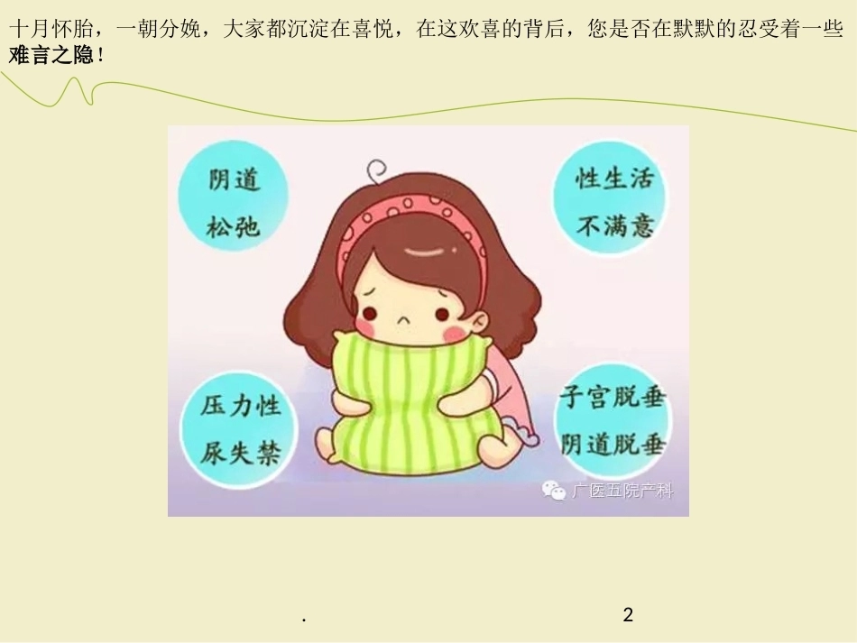 产后盆底康复PPT幻灯片_第2页