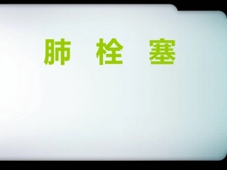 肺栓塞一病理及讨论