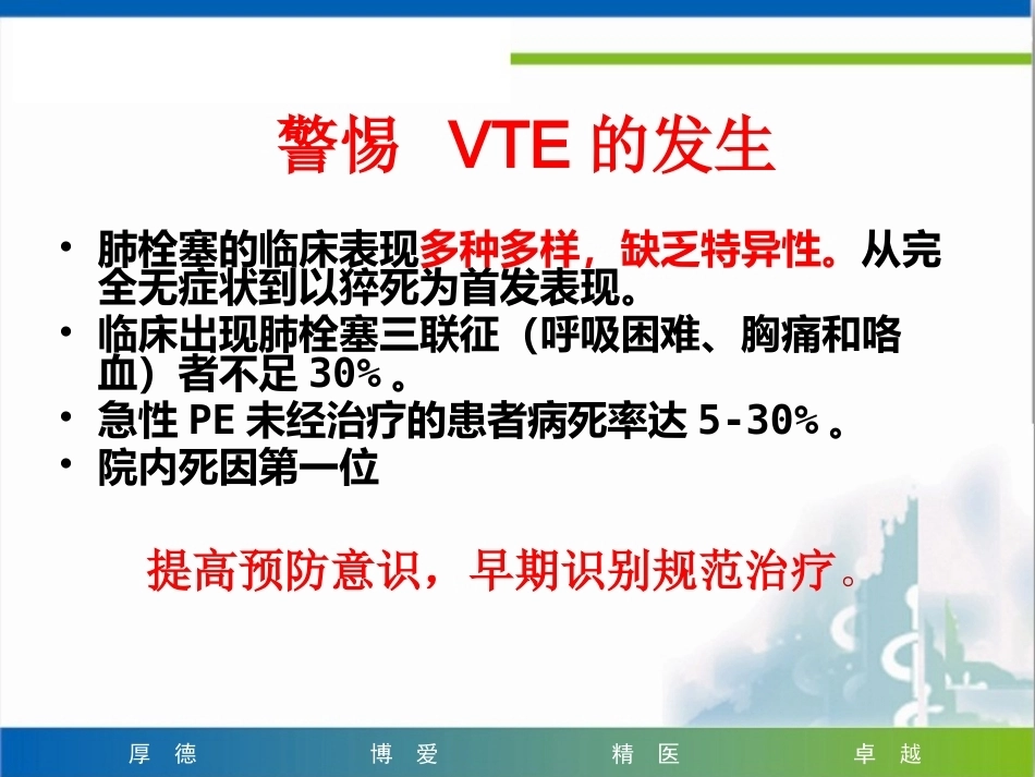 肺栓塞早期识别及治疗_第6页