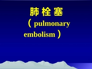 肺栓塞(12)