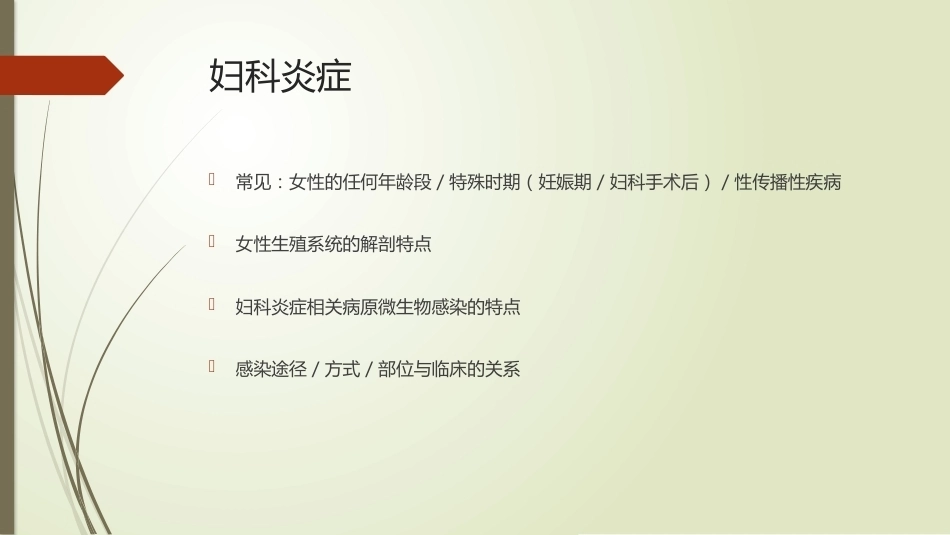 妇科炎症、妊娠合并性传播疾病_第2页