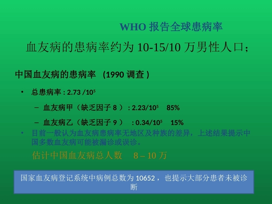 血友病与血管性血友病的诊断与治疗_第7页