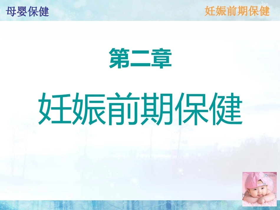 妊娠前期保健改_第1页