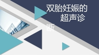 双胎妊娠超声诊断思路