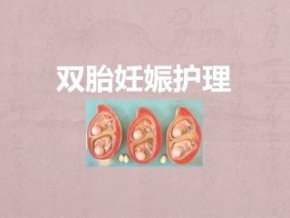 双胎妊娠护理ppt课件