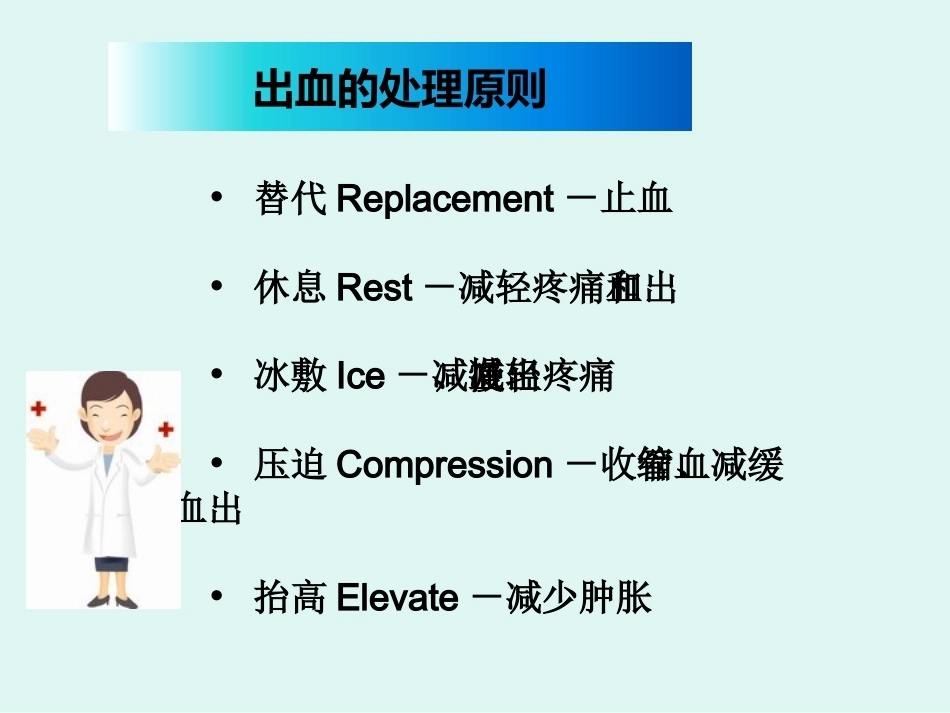 血友病儿童出血的预防与护理_第9页